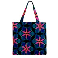 Ornament Digital Color Colorful Zipper Grocery Tote Bag by Pakrebo