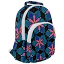 Ornament Digital Color Colorful Rounded Multi Pocket Backpack View2