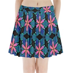 Ornament Digital Color Colorful Pleated Mini Skirt by Pakrebo