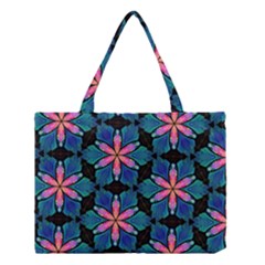 Ornament Digital Color Colorful Medium Tote Bag by Pakrebo