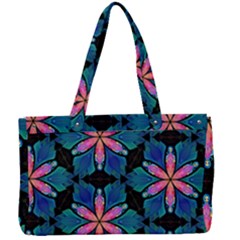 Ornament Digital Color Colorful Canvas Work Bag