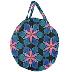 Ornament Digital Color Colorful Giant Round Zipper Tote by Pakrebo