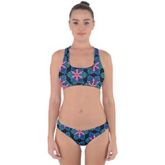 Ornament Digital Color Colorful Cross Back Hipster Bikini Set by Pakrebo