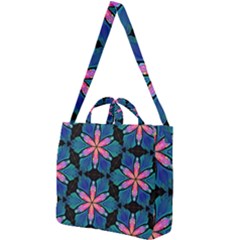 Ornament Digital Color Colorful Square Shoulder Tote Bag by Pakrebo