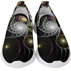 Fractal Bulbs Fantasy Curve Kids  Slip On Sneakers