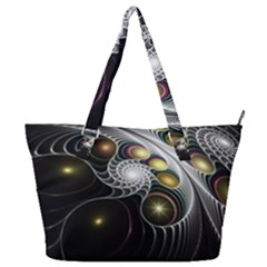 Fractal Bulbs Fantasy Curve Full Print Shoulder Bag