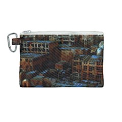 Building Ruins Old Industry Canvas Cosmetic Bag (medium) by Pakrebo