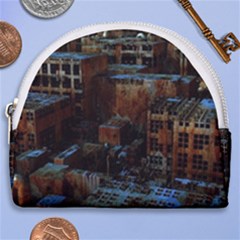 Building Ruins Old Industry Horseshoe Style Canvas Pouch