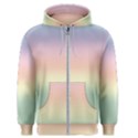 Balmy Pastel Seashore Men s Zipper Hoodie View1