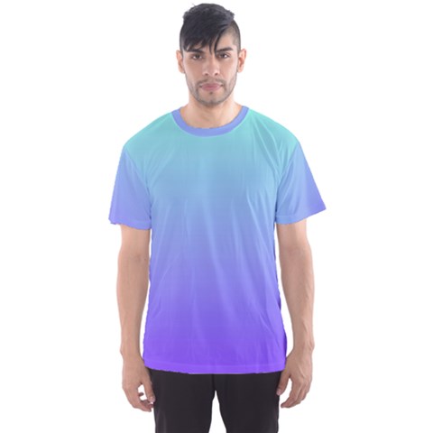 Turquoise Purple Dream Men s Sports Mesh Tee by retrotoomoderndesigns