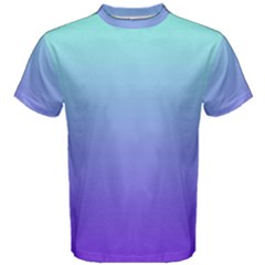 Turquoise Purple Dream Men s Cotton Tee by retrotoomoderndesigns