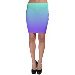 Turquoise Purple Dream Bodycon Skirt by retrotoomoderndesigns