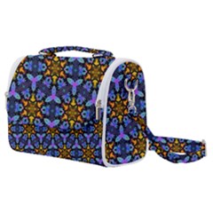 Blue Flowers Wallpaper Backgrounds Satchel Shoulder Bag