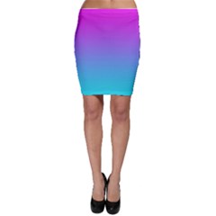 Fuschia Turquoise Dream Bodycon Skirt by retrotoomoderndesigns