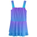 Fuschia Turquoise Dream Kids  Layered Skirt Swimsuit View1