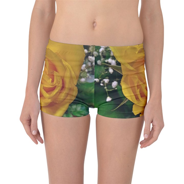 Yellow Rose Boyleg Bikini Bottoms