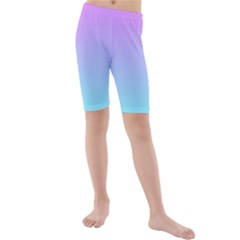 Pink Aqua Dream Kids  Mid Length Swim Shorts by retrotoomoderndesigns