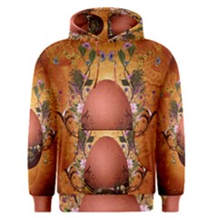 Wonderful Steampunk Easter Egg With Flowers Men s Pullover Hoodie by FantasyWorld7