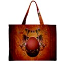 Wonderful Steampunk Easter Egg With Flowers Zipper Mini Tote Bag View2