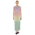 Balmy Pastel Seashore Fitted Maxi Dress View2