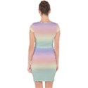 Balmy Pastel Seashore Capsleeve Drawstring Dress  View2