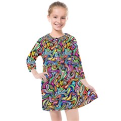 Ml 122 Kids  Quarter Sleeve Shirt Dress