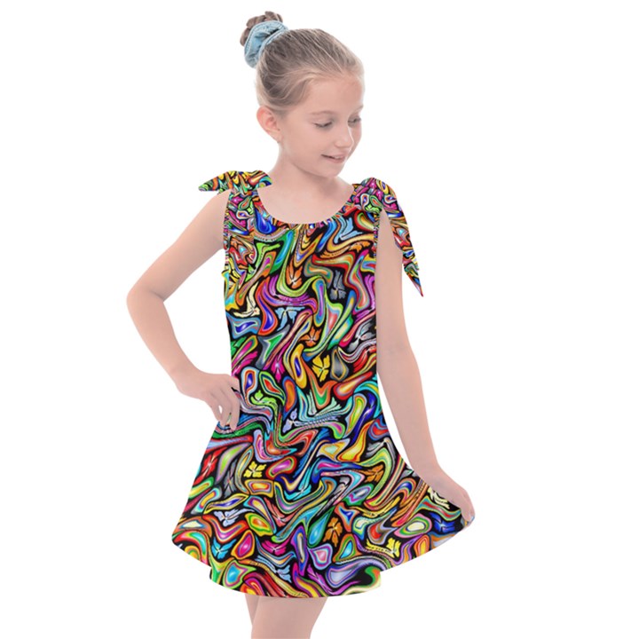 Ml 122 Kids  Tie Up Tunic Dress