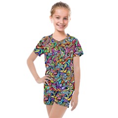 Ml 122 Kids  Mesh Tee And Shorts Set