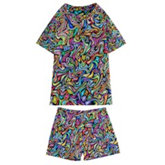 Ml 122 Kids  Swim Tee And Shorts Set