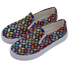 Ml 122 1 Kids  Canvas Slip Ons by ArtworkByPatrick