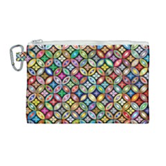 Ml 122 1 Canvas Cosmetic Bag (large)