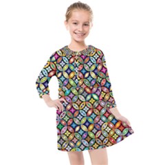 Ml 122 1 Kids  Quarter Sleeve Shirt Dress