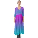 Fuschia Turquoise Dream Button Up Boho Maxi Dress View1