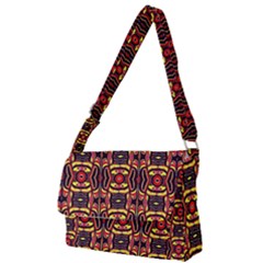 Ml 124 Full Print Messenger Bag by ArtworkByPatrick