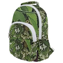 Garden Of The Phoenix  Rounded Multi Pocket Backpack