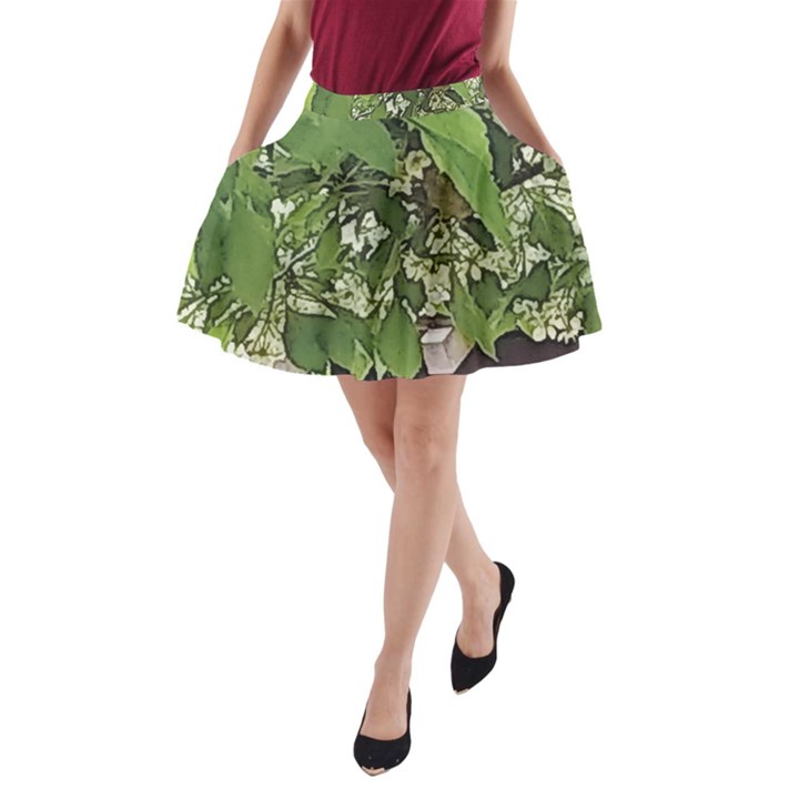 Garden of the Phoenix  A-Line Pocket Skirt