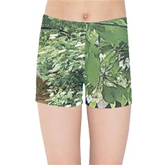 Garden Of The Phoenix  Kids  Sports Shorts by Riverwoman