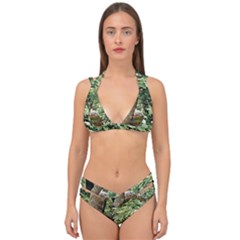 Garden Of The Phoenix  Double Strap Halter Bikini Set by Riverwoman