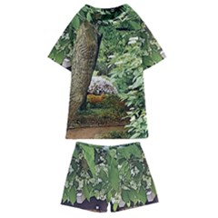 Garden Of The Phoenix  Kids  Swim Tee And Shorts Set