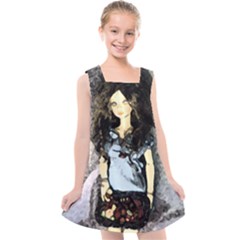 Chocolate Kids  Cross Back Dress