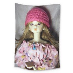 Cute In Pink Large Tapestry by snowwhitegirl