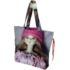 Cute In Pink Drawstring Tote Bag