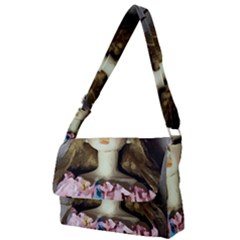 Cute In Pink Full Print Messenger Bag