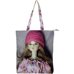 Cute In Pink Double Zip Up Tote Bag