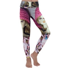 Cute In Pink Kids  Lightweight Velour Classic Yoga Leggings