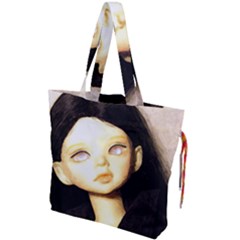 Lost Drawstring Tote Bag