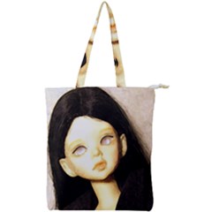 Lost Double Zip Up Tote Bag