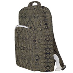 Exotic Gold Black Dream Double Compartment Backpack