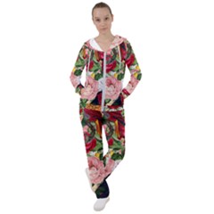 Tropical Bird Floral Women s Tracksuit