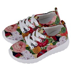 Tropical Bird Floral Kids  Lightweight Sports Shoes